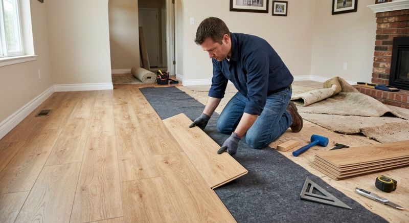Laminate Floor Remodeling in Toms River, NJ
