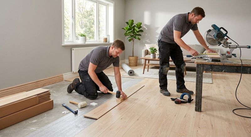Plank Laminate Installation in Toms River, NJ