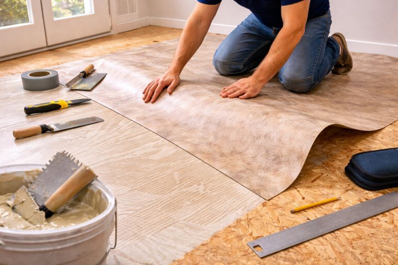Sheet Vinyl Installation in Millstone Township, NJ