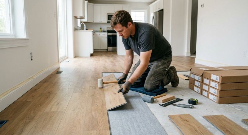Vinyl Plank Floor Installation in Toms River, NJ