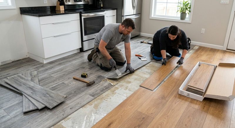 Vinyl Tile Replacement in Toms River, NJ